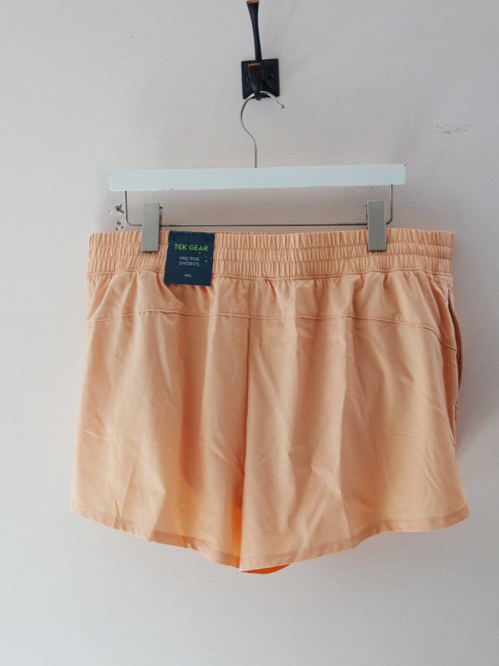 Tek Gear Mid Rise Running Shorts Active Coral (XXL) NWT!